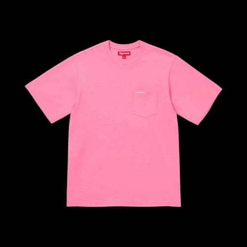 Supreme Short-Sleeve Pocket Tee 'Pink'