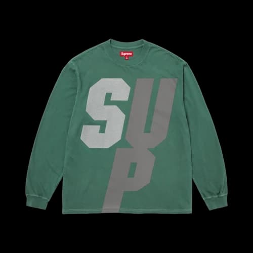 Supreme Reflective Long-Sleeve Top 'Green'