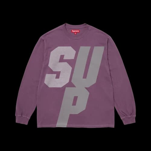 Supreme Reflective Long-Sleeve Top 'Purple'