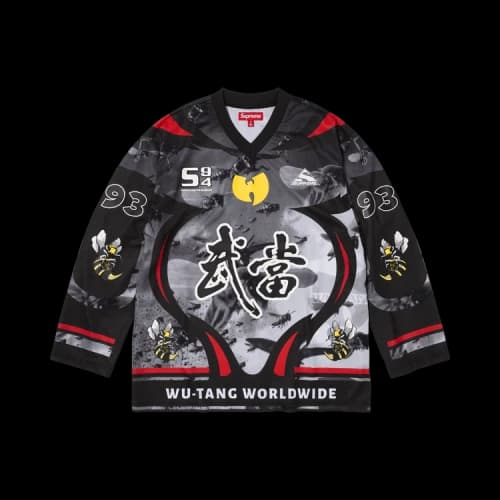 Supreme x Wu-Tang Clan Hockey Jersey 'Black'