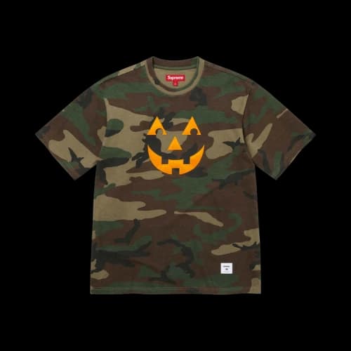 Supreme Pumpkin Short-Sleeve Top 'Woodland Camo'