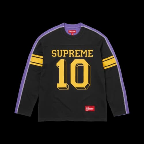 Supreme Split Long-Sleeve Top 'Black'