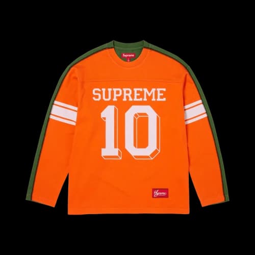 Supreme Split Long-Sleeve Top 'Orange'