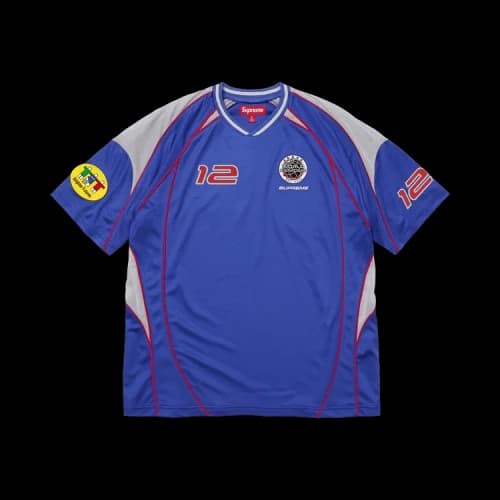 Supreme Piping Soccer Jersey 'Royal'