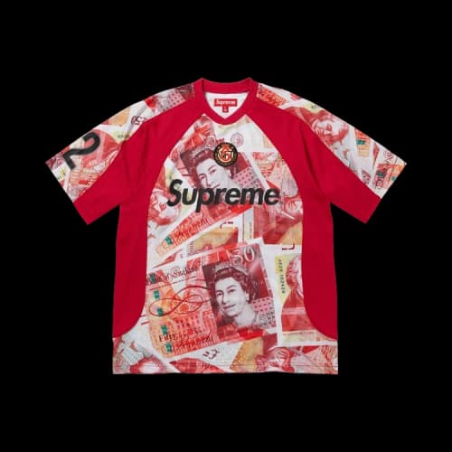 Supreme Pounds Soccer Jersey 'Red'