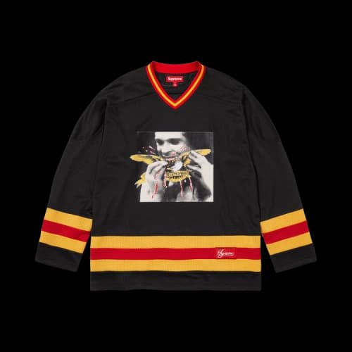 Supreme x Antihero Ozzy Hockey Jersey 'Black'