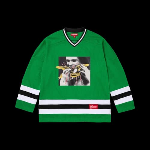 Supreme x Antihero Ozzy Hockey Jersey 'Green'