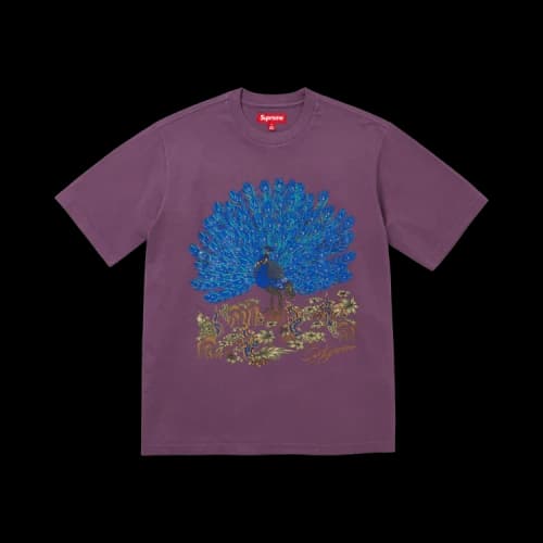 Supreme Peacock Short-Sleeve Top 'Purple'