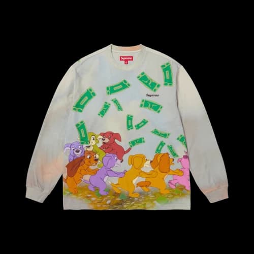 Supreme All Dogs Go To Heaven Long-Sleeve Top 'Day'