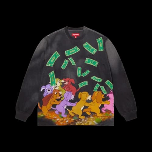 Supreme All Dogs Go To Heaven Long-Sleeve Top 'Night'