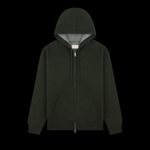 Aimé Leon Dore Full-Zip Pavilion Cashmere Hoodie 'Rosin'