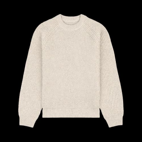 Aimé Leon Dore Heavyweight Shaker Stitch Crewneck 'Cream'