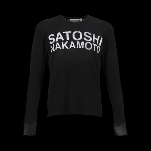 Satoshi Nakamoto Logo Thermal 'Washed Black'