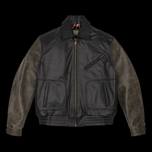 Denim Tears Leather Moto Jacket 'Multicolor'