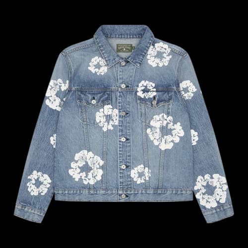 Denim Tears Cotton Wreath Denim Jacket 'Light Wash'
