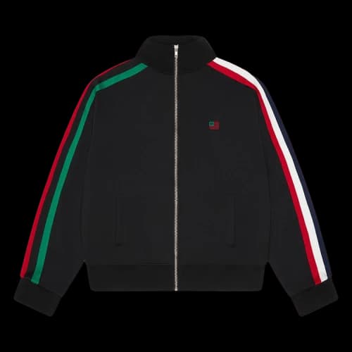 Denim Tears Two Flags Track Jacket 'Black'