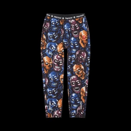 Supreme x Marmot Base Layer Pant 'Skull Pile'