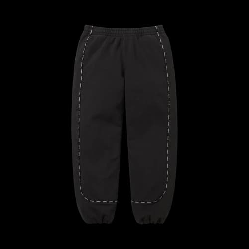 Supreme Piping Sweatpant 'Black'