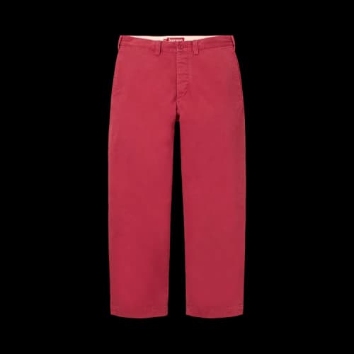 Supreme Chino Pant 'Red'