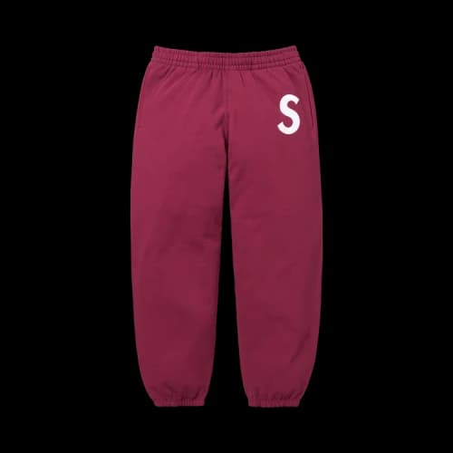 Supreme S Logo Sweatpant 'Raspberry'