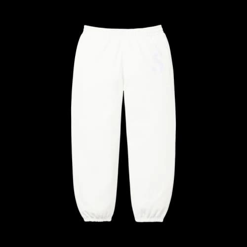 Supreme S Logo Sweatpant 'White'