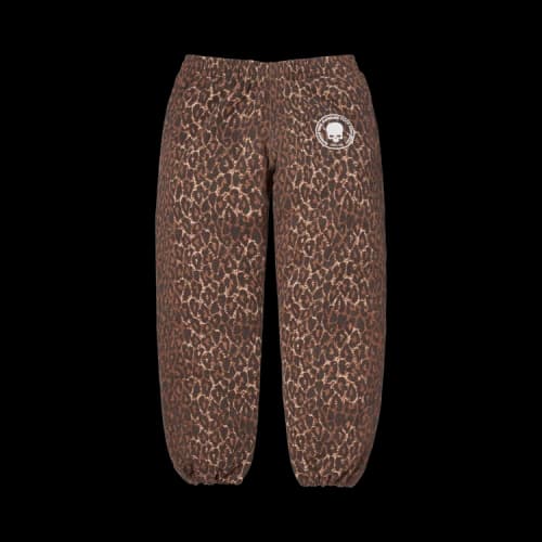 Supreme x Number (N)Ine Drawstring Sweatpant 'Leopard'