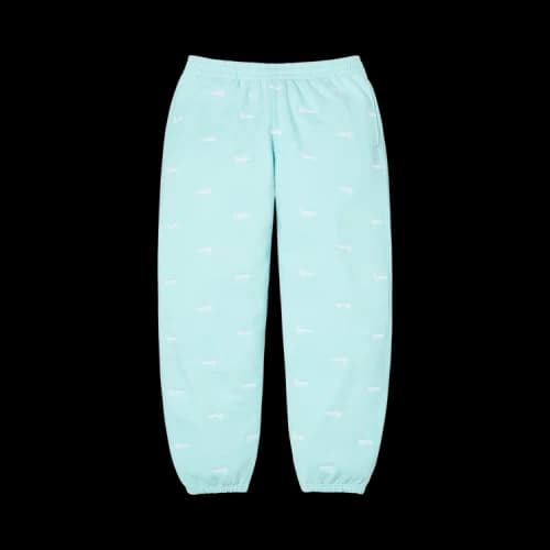 Supreme Repeat Script Sweatpant 'Aqua'