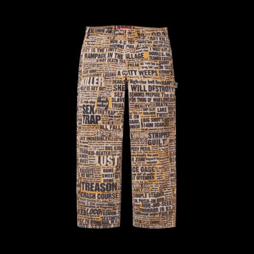 Supreme x Dash Snow Double Knee Painter Pant 'Multicolor'