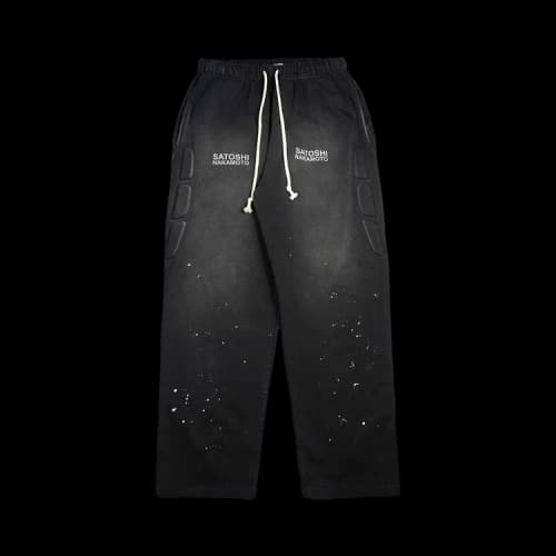 Satoshi Nakamoto Enduro Sweatpants 'Washed Black'
