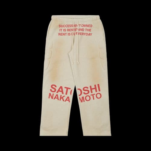 Satoshi Nakamoto Success Enduro Sweatpants 'Heather Oatmeal'