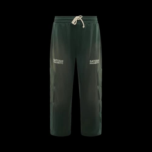 Satoshi Nakamoto Mesh Moto Lounge Pant 'Green'
