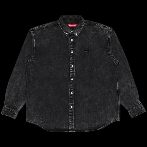 Supreme Small Box Denim Shirt 'Black'