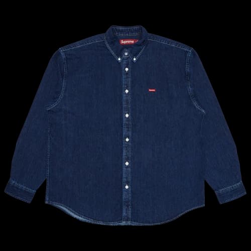 Supreme Small Box Denim Shirt 'Indigo'