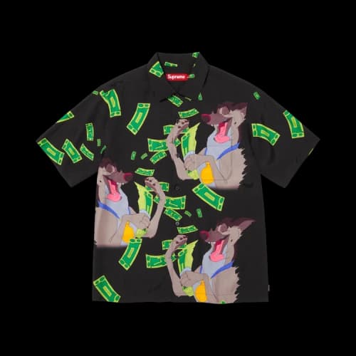 Supreme All Dogs Go To Heaven Short-Sleeve Shirt 'Black'