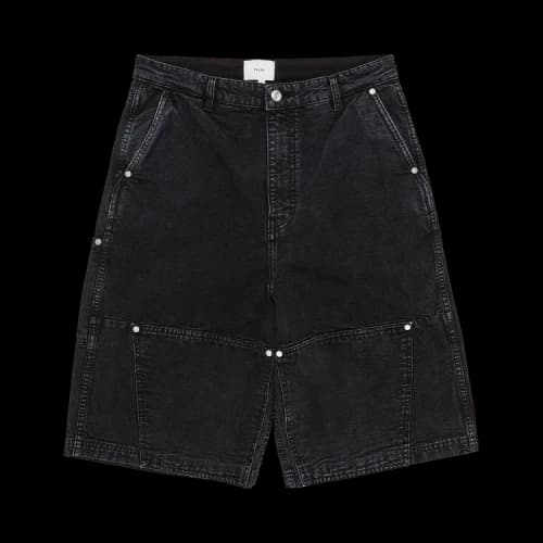 Rhude Washed Canvas Reza Short 'Blue'