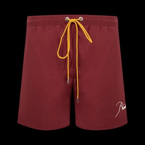 Rhude Radiator Swim Short 'Maroon/White'