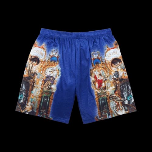 Supreme Michael Jackson Dangerous Mesh Short 'Royal'