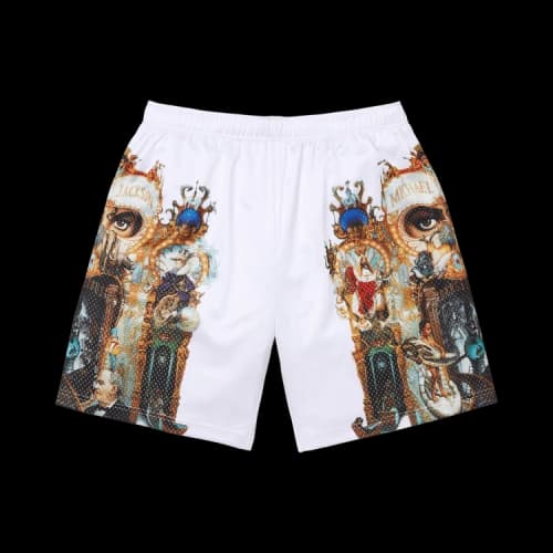 Supreme Michael Jackson Dangerous Mesh Short 'White'