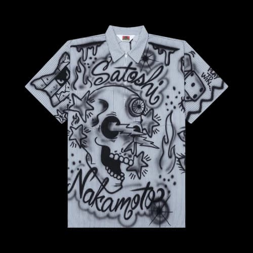 Satoshi Nakamoto Abandoned Theme Park Half Zip 'Blue'