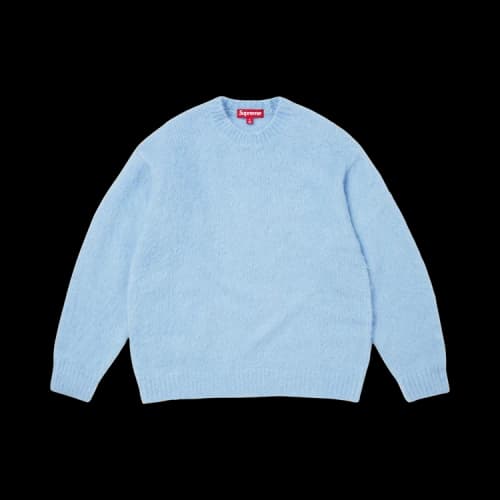 Supreme Brushed Mohair Sweater 'Light Blue'