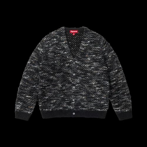 Supreme Textured Cardigan 'Black'