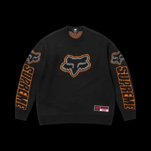 Supreme x Fox Racing Sweater 'Black'