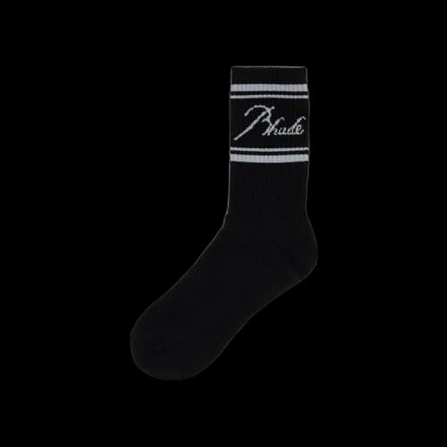 Rhude Script Logo Sock 'Black'