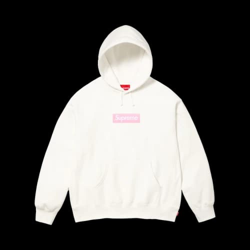 Supreme Box Logo Hooded Sweatshirt 'White'