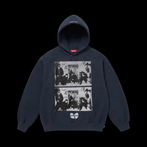 Supreme x Wu-Tang Clan Hooded Sweatshirt 'Navy'