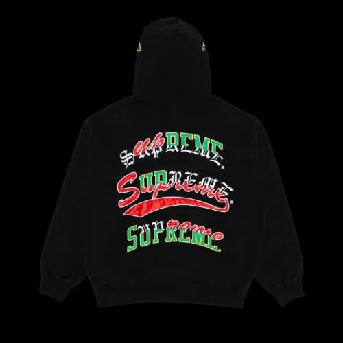 Supreme Multi Logos Hooded Sweatshirt 'Black'