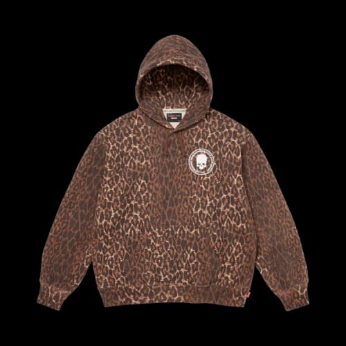 Supreme x Number (N)Ine Hooded Sweatshirt 'Leopard'
