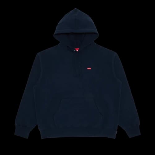 Supreme Small Box Hooded Sweatshirt 'Navy'