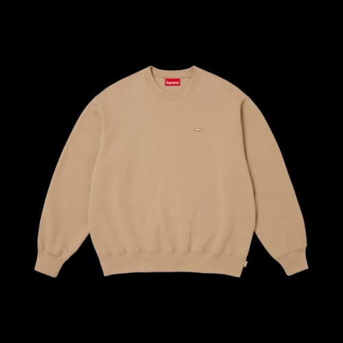 Supreme Small Box Crewneck 'Tan'