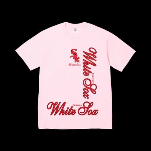 Supreme x MLB Teams Tee 'Light Pink'